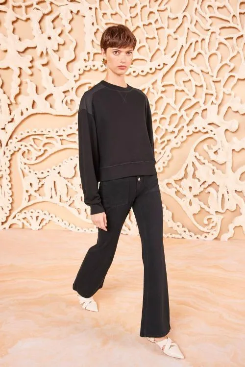 Loungewear Women Ulla Johnson Ainsley Sweatshirt Noir