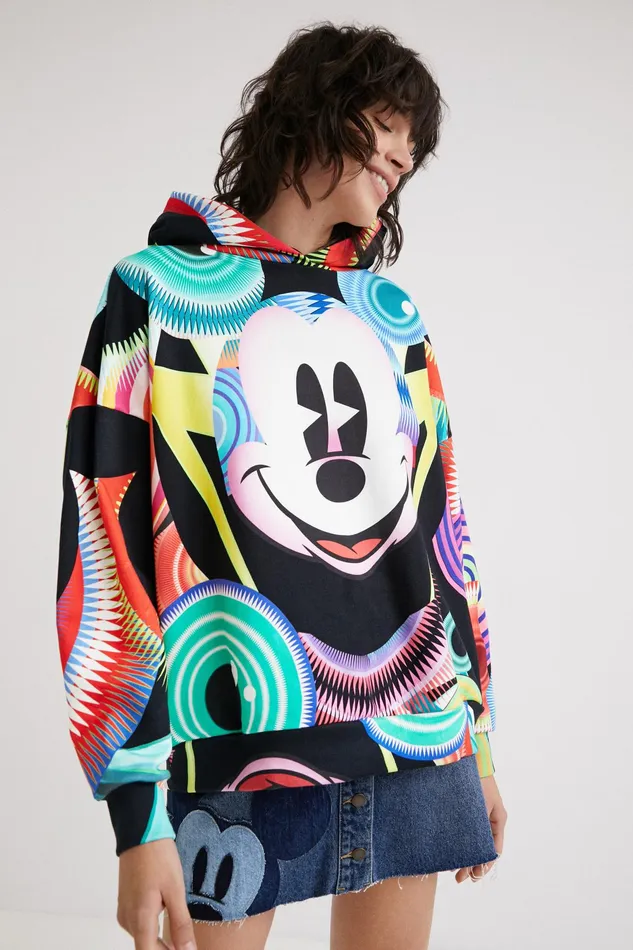 M Christian Lacroix Mickey Mouse Sweatshirt Women Desigual Sweatshirts