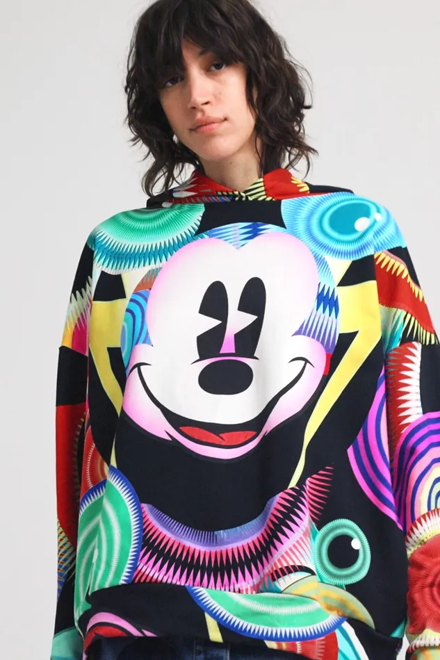 M Christian Lacroix Mickey Mouse Sweatshirt Women Desigual Sweatshirts