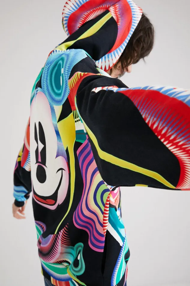 M Christian Lacroix Mickey Mouse Sweatshirt Women Desigual Sweatshirts
