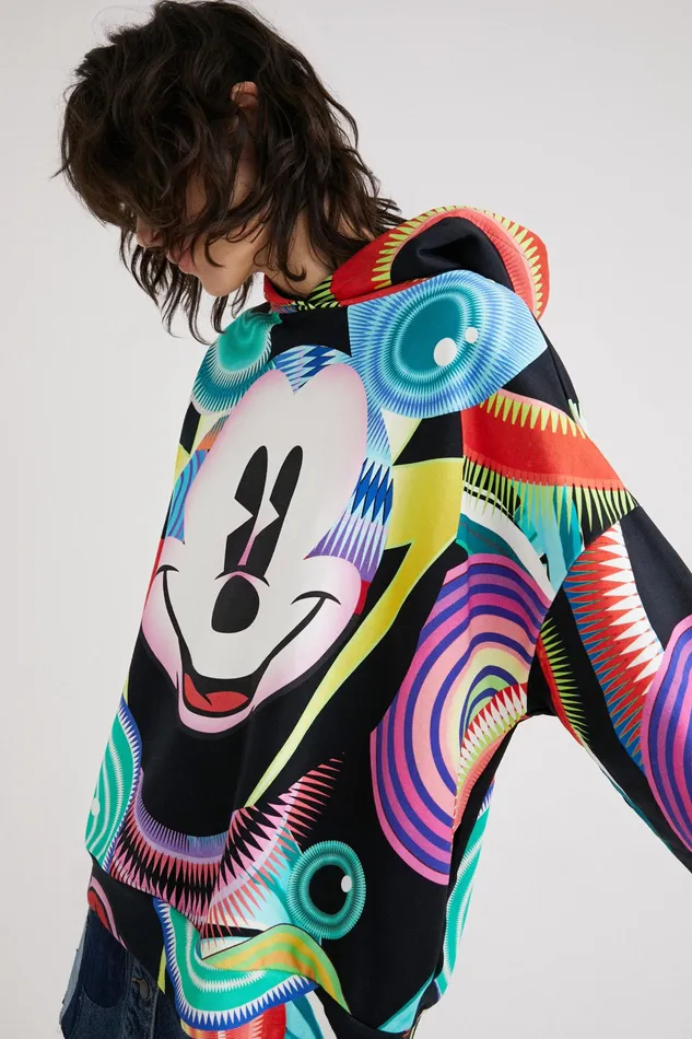 M Christian Lacroix Mickey Mouse Sweatshirt Women Desigual Sweatshirts
