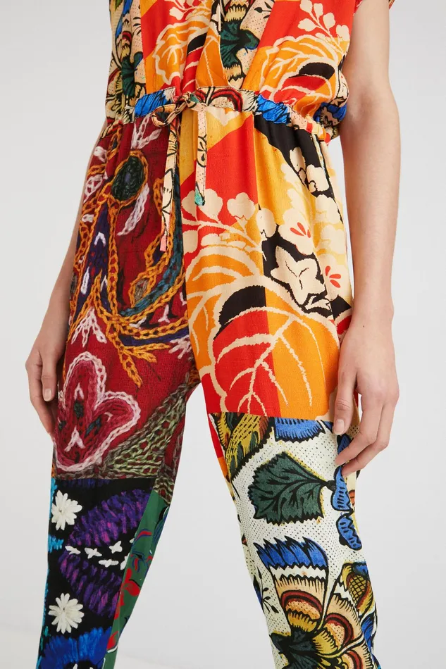 M Christian Lacroix Wrap Jumpsuit Women Desigual Pants and Leggings