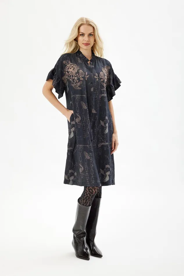 MADELYN DRESS 16468 999 Black 999 Women IN FRONT DRESSES