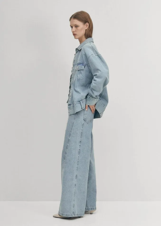 Magda Blue Denim Pants Women ALOHAS Pants