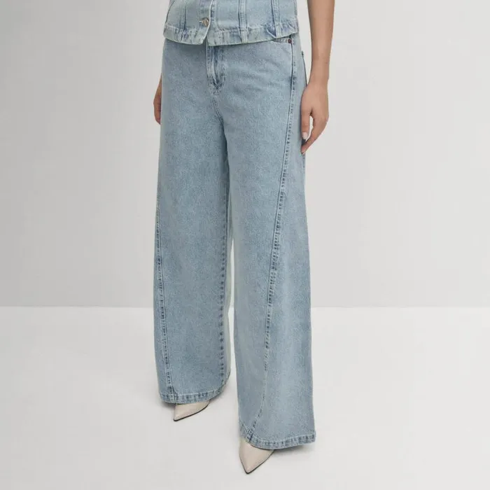 Magda Blue Denim Pants Women ALOHAS Pants
