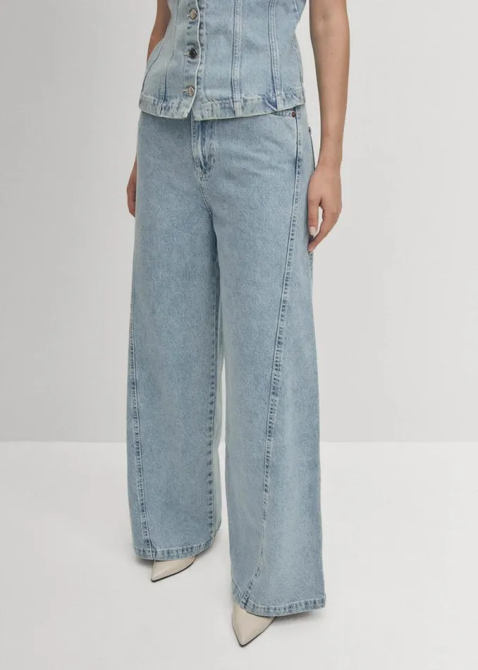 Magda Blue Denim Pants Women ALOHAS Pants