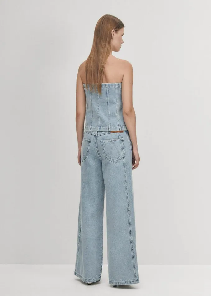 Magda Blue Denim Pants Women ALOHAS Pants