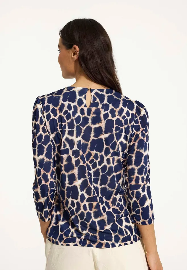 MARCIA BLOUSE 16562 501 Blue 501 Women IN FRONT BLOUSES SHIRTS