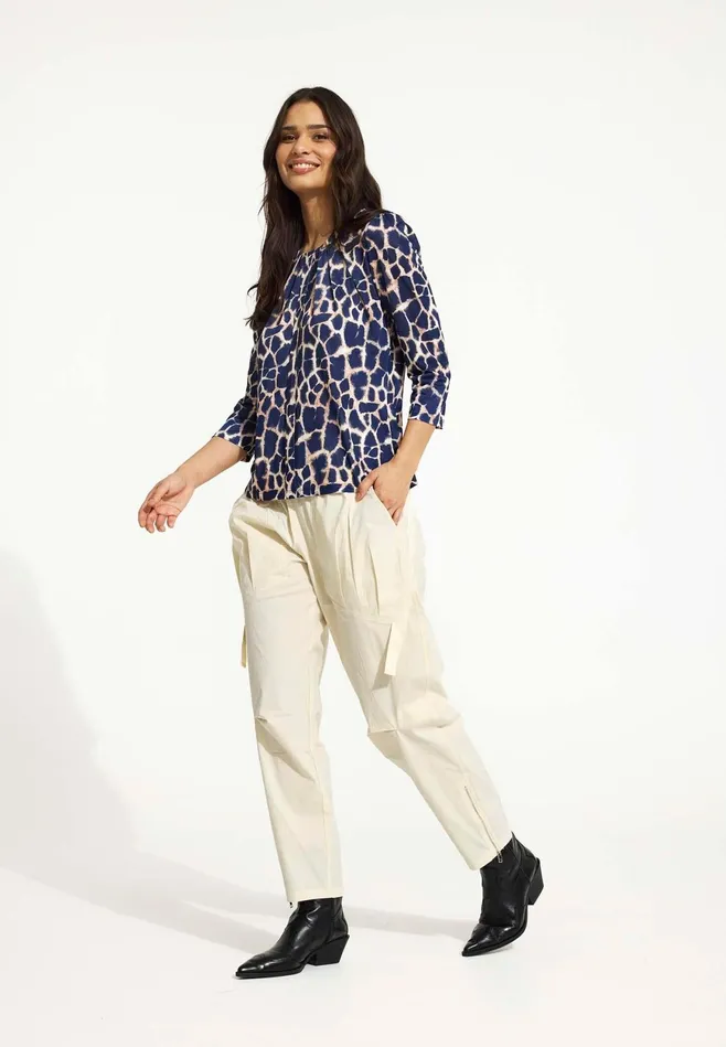 MARCIA BLOUSE 16562 501 Blue 501 Women IN FRONT BLOUSES SHIRTS