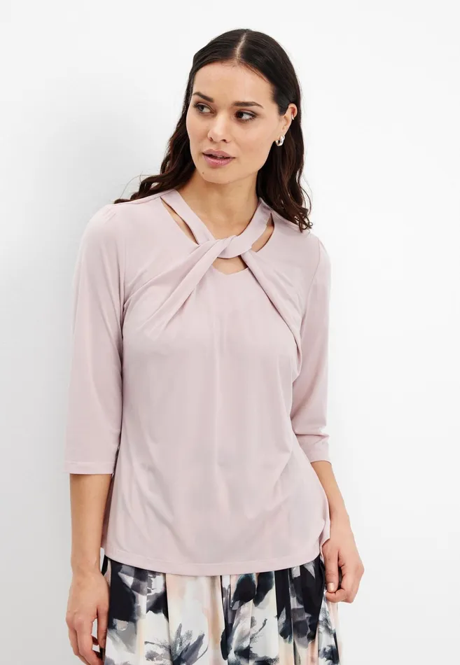MARTHA BLOUSE 15602 210 Dusty Rose 210 Women IN FRONT BLOUSES SHIRTS