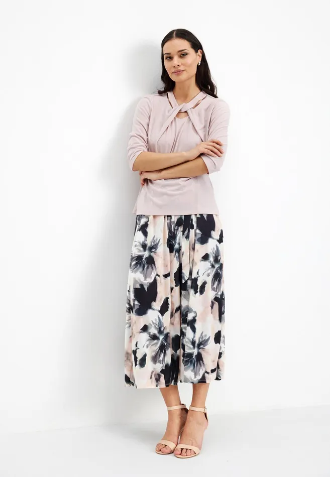 MARTHA BLOUSE 15602 210 Dusty Rose 210 Women IN FRONT BLOUSES SHIRTS