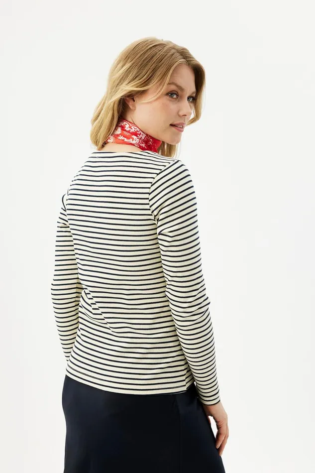 MARTHA TSHIRT 16349 020 Off White 020 Women IN FRONT TOPS TSHIRTS