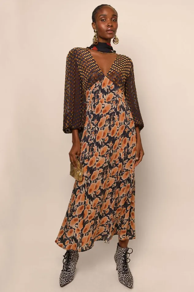 Melanie Sienna Starlet Mix Women RIXO Dresses