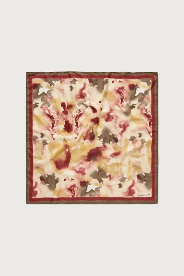 Men BANDANA 8211 Cashmere Silk Wool Bandana 8211 Burn Red Massimo Alba Scarves and Stoles Men BANDANA 8211 Cashmere Silk Wool Bandana 8211 Burn Red Massimo Alba Scarves and Stoles