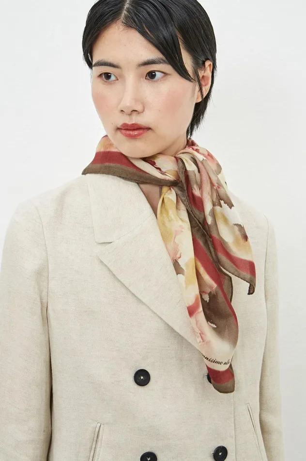 Men BANDANA 8211 Cashmere Silk Wool Bandana 8211 Burn Red Massimo Alba Scarves and Stoles Men BANDANA 8211 Cashmere Silk Wool Bandana 8211 Burn Red Massimo Alba Scarves and Stoles