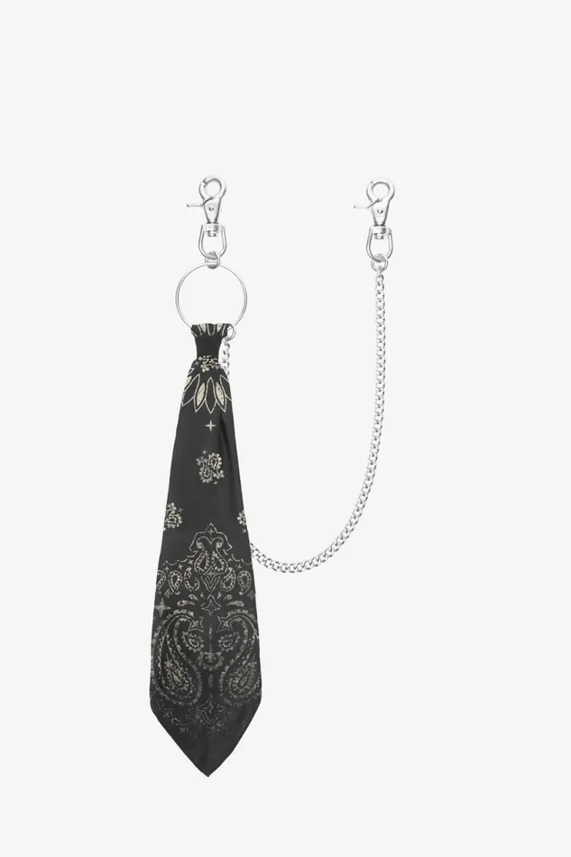 Men Bandana Chain Vintage Black and Dirty White OTHER KEYRINGS and WALLET CHAINS Men Bandana Chain Vintage Black and Dirty White OTHER KEYRINGS and WALLET CHAINS