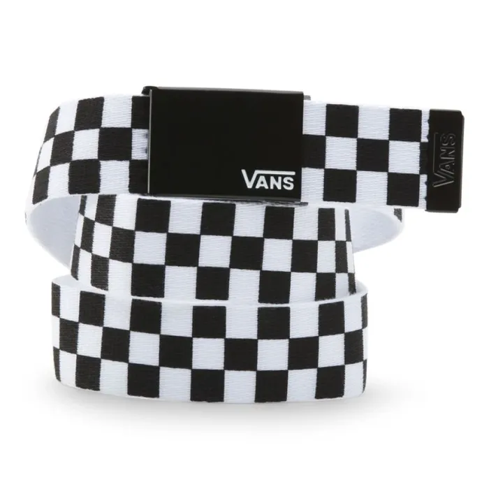 Men Belts Vans Deppster Web Belt BlackWhite