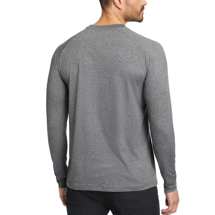 Men Cascade Performance Crew Black Heather Wolverine TShirts