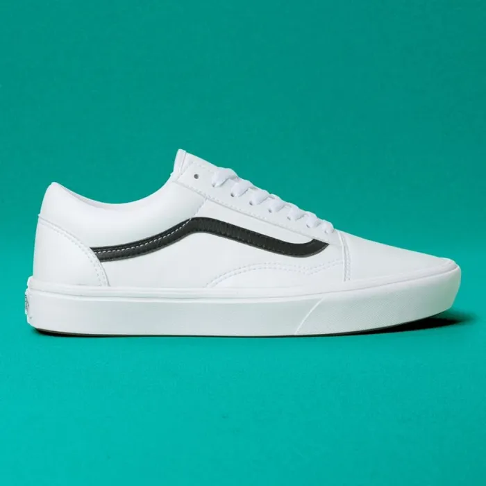 Men Classics Shoes Vans Classic Tumble ComfyCush Old Skool True White