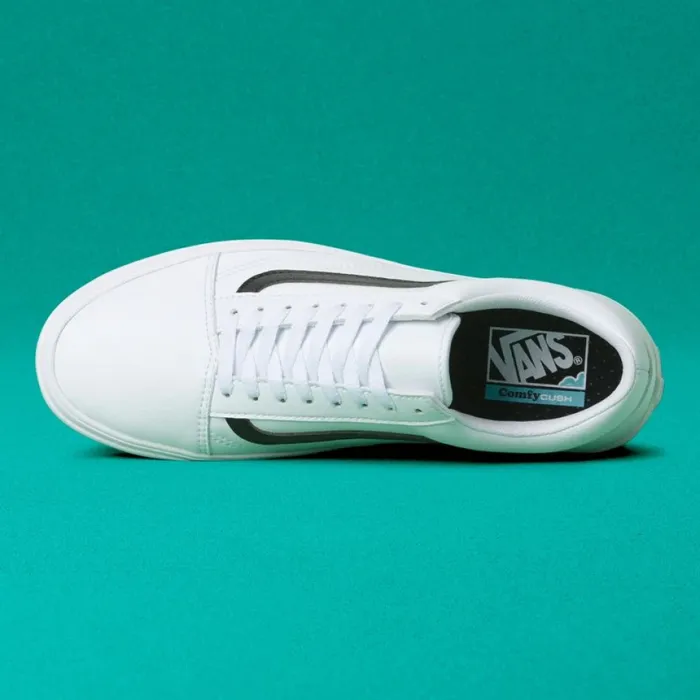 Men Classics Shoes Vans Classic Tumble ComfyCush Old Skool True White