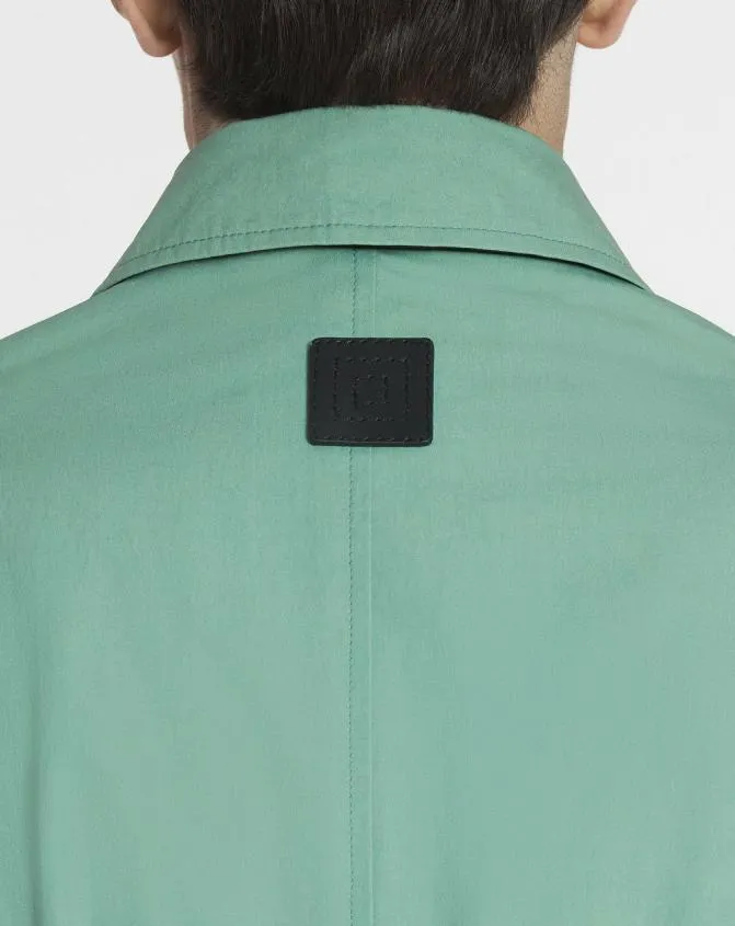 Men Coats and Jackets Lanvin Cotton Coat Vert De Gris Men Coats and Jackets Lanvin Cotton Coat Vert De Gris