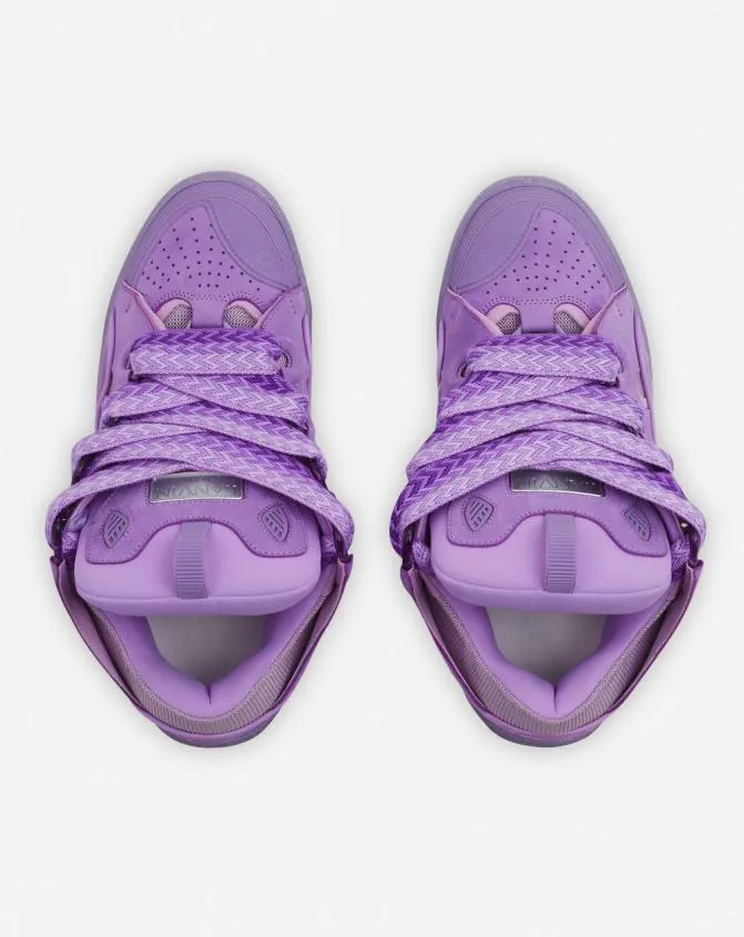 Men Curb Lanvin Curb Leather Sneakers Lilac Men Curb Lanvin Curb Leather Sneakers Lilac