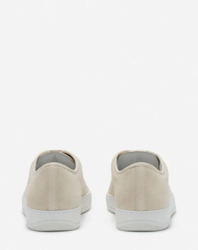 Men DBB1 Lanvin Dbb1 Leather And Suede Sneakers Vanilla Men DBB1 Lanvin Dbb1 Leather And Suede Sneakers Vanilla
