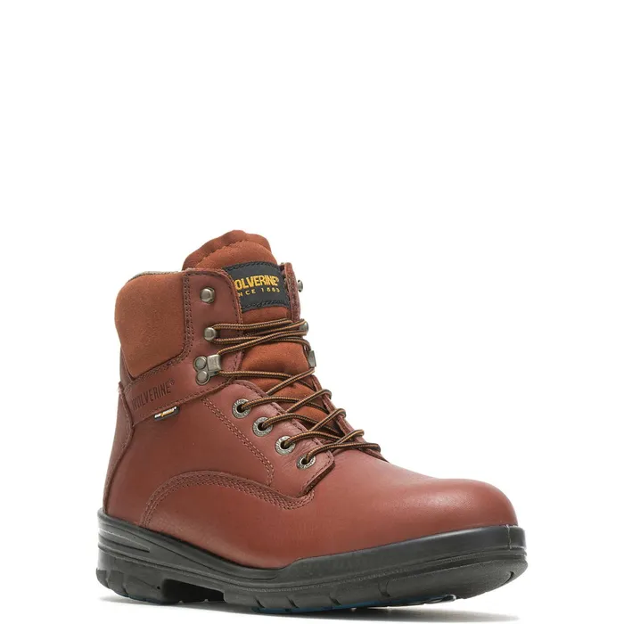 Men DuraShocks SR DirectAttach 6034Work Boot Brown Wolverine Soft Toe