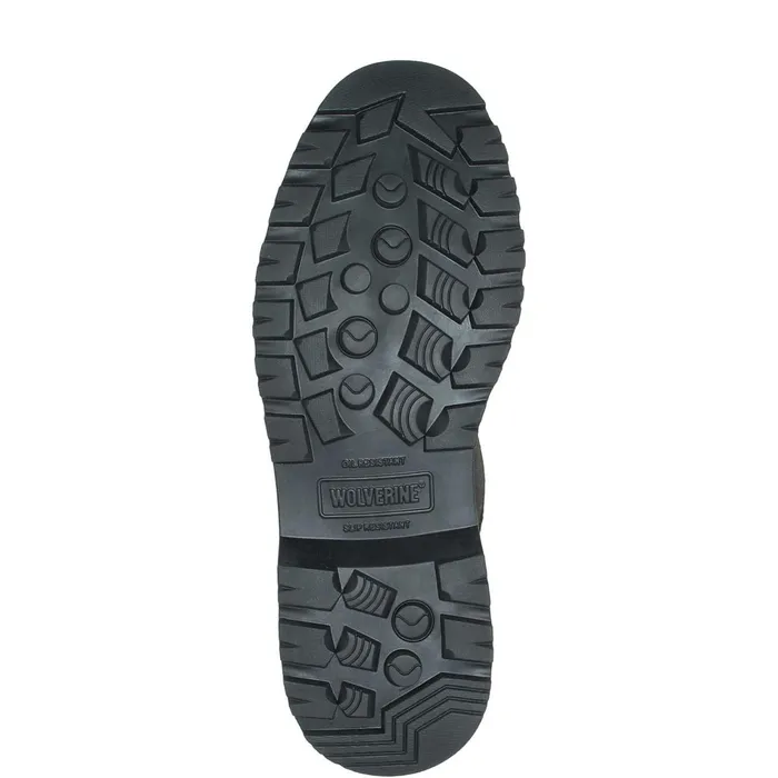 Men Floorhand Waterproof 6034Work Boot Black Wolverine Soft Toe