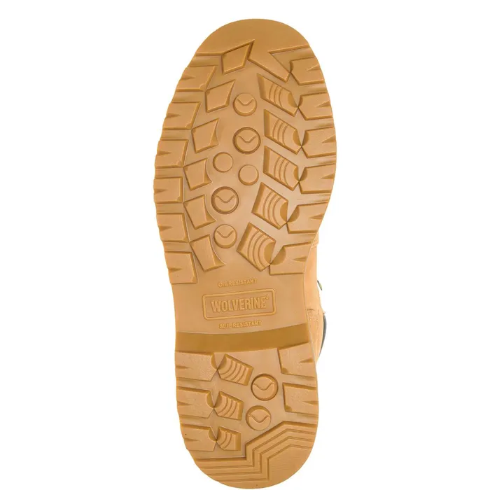Men Floorhand Waterproof 6034Work Boot Wheat Wolverine Soft Toe