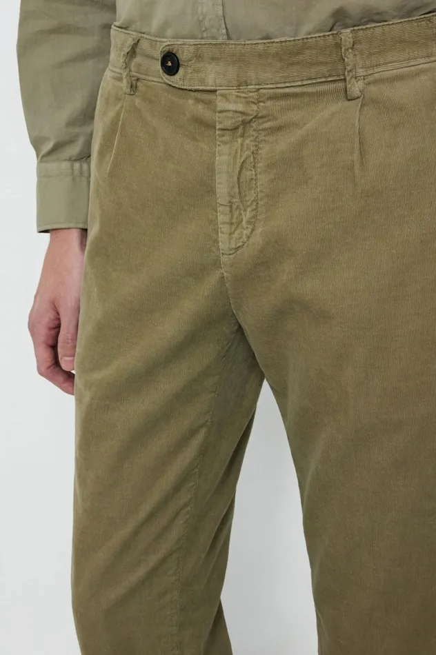 Men IONIO2 8211 Baby Corduroy Trousers 8211 Fango Massimo Alba Trousers and Shorts Men IONIO2 8211 Baby Corduroy Trousers 8211 Fango Massimo Alba Trousers and Shorts