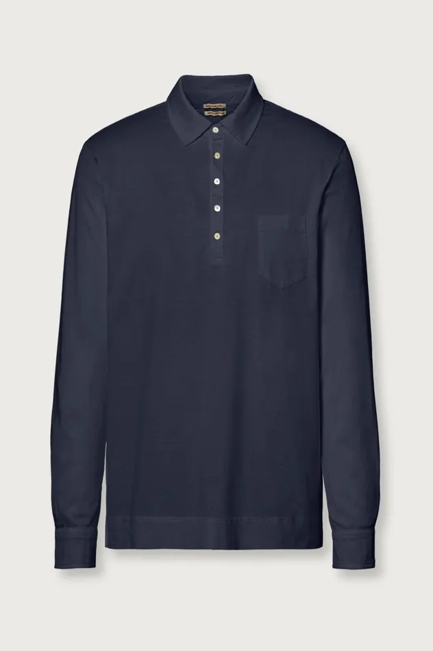 Men ISCHIA2 8211 Mak Cotton Jersey Polo Shirt 8211 Blu Massimo Alba TShirts and Polos Men ISCHIA2 8211 Mak Cotton Jersey Polo Shirt 8211 Blu Massimo Alba TShirts and Polos