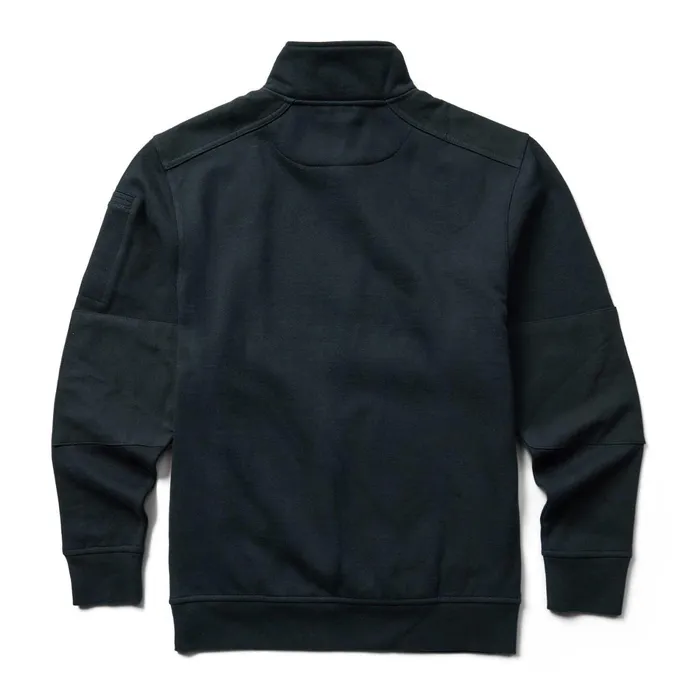 Men Job Shirt Quarter Zip Black Wolverine Hoodies and Pullovers