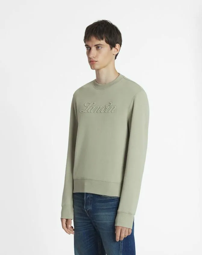 Men Knitwear and Sweatshirts Lanvin Debossed Sweatshirt Lin Men Knitwear and Sweatshirts Lanvin Debossed Sweatshirt Lin