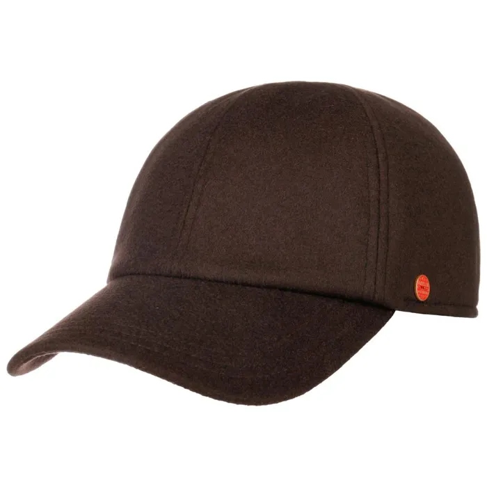 Men Lars Earflaps Cashmere Cap Black Mayser Baseball Caps Men Lars Earflaps Cashmere Cap Black Mayser Baseball Caps