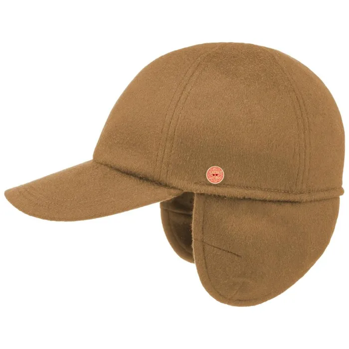 Men Lars Earflaps Cashmere Cap Black Mayser Baseball Caps Men Lars Earflaps Cashmere Cap Black Mayser Baseball Caps