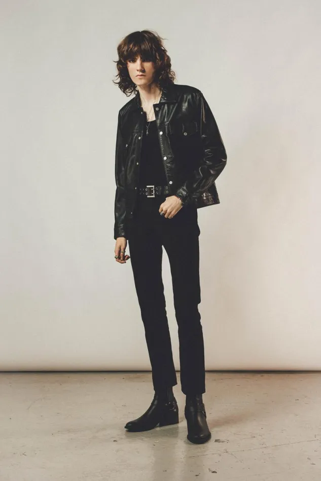 Men Leather Trucker Jacket OTHER LEATHER JACKETS
