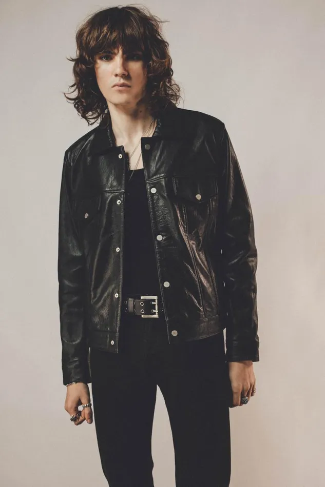 Men Leather Trucker Jacket OTHER LEATHER JACKETS