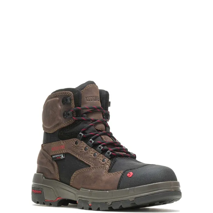 Men Legend DuraShocks CarbonMAX 6034Boot Dark Brown Wolverine Safety Toe