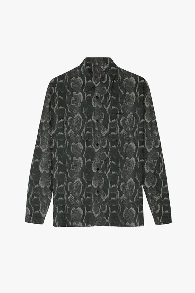Men LS Dark Desert Snake Shirt OTHER SHIRTS