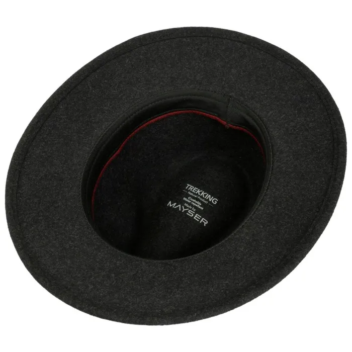 Men Marvin Trekking Wool Hat Anthracite Mayser Felt Hats Men Marvin Trekking Wool Hat Anthracite Mayser Felt Hats