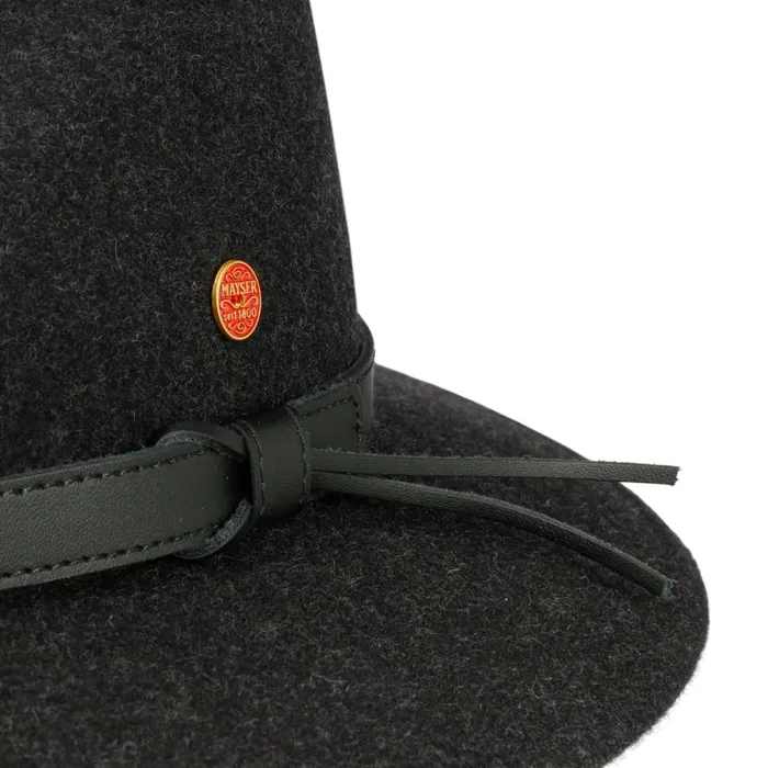 Men Marvin Trekking Wool Hat Anthracite Mayser Felt Hats Men Marvin Trekking Wool Hat Anthracite Mayser Felt Hats