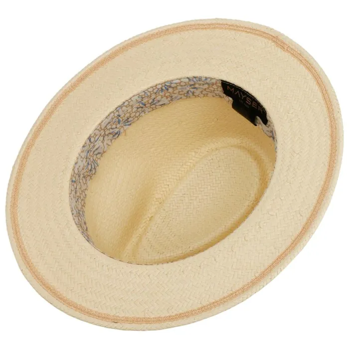 Men New Mathis Straw Hat Nature Mayser Traveler Hats Men New Mathis Straw Hat Nature Mayser Traveler Hats