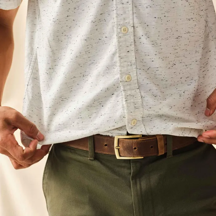 Men Owen Belt Brown Nisolo Belts