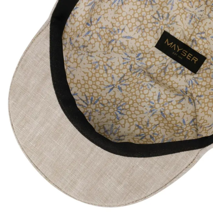 Men Paddy Linen Flat Cap Beige Mayser Flat Caps Men Paddy Linen Flat Cap Beige Mayser Flat Caps