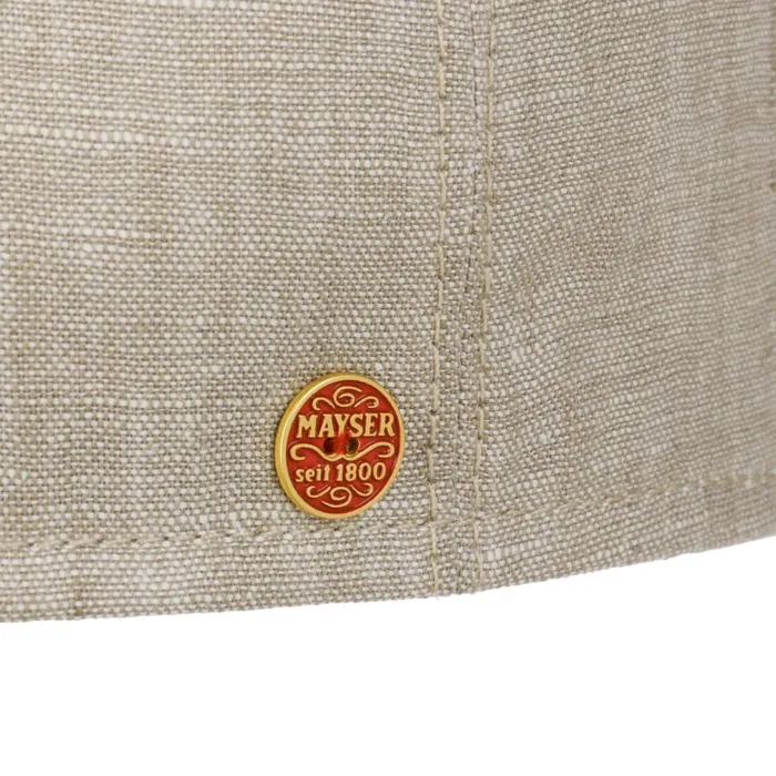 Men Paddy Linen Flat Cap Beige Mayser Flat Caps Men Paddy Linen Flat Cap Beige Mayser Flat Caps