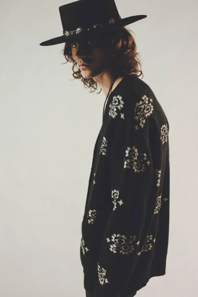 Men Paisley Cardigan OTHER KNITWEAR