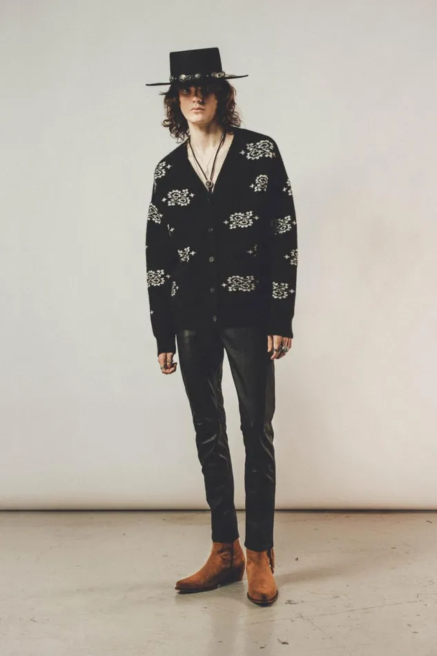 Men Paisley Cardigan OTHER KNITWEAR