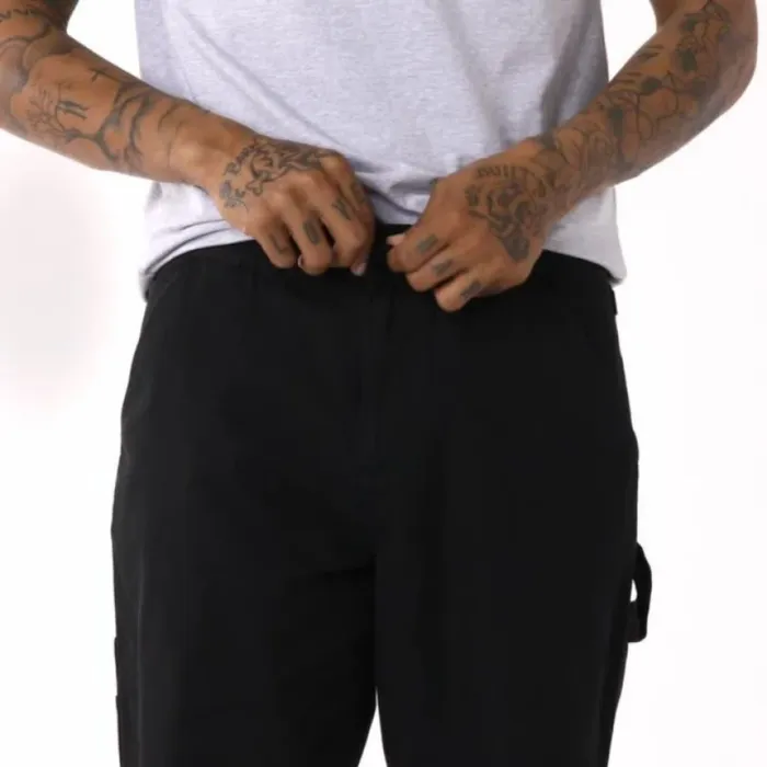 Men Pants and Denim Vans Municiple Pant Black Men Pants and Denim Vans Municiple Pant Black