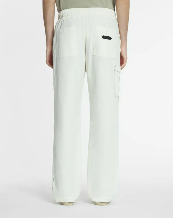Men Pants and Shorts Lanvin Cotton Pants Off White